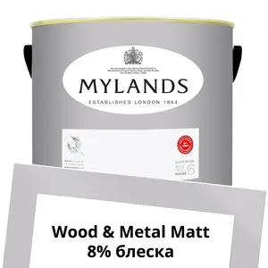 Фото Краски Mylands Wood&Metal Paint Matt 5 л. №19 Smithfield - 1 Краски Mylands Wood&Metal Paint Matt 5 л. №19 Smithfield - фото 1