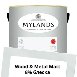 Фото Краски Mylands Wood&Metal Paint Matt 5 л. №11 St Clement - 1 Краски Mylands Wood&Metal Paint Matt 5 л. №11 St Clement - фото 1