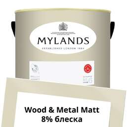 Краски Mylands Wood&Metal Paint Matt 5 л. №58 Honest John Краски Mylands Wood&Metal Paint Matt 5 л. №58 Honest John
