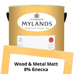 Краски Mylands Wood&Metal Paint Matt 5 л. №131 Golden Square Краски Mylands Wood&Metal Paint Matt 5 л. №131 Golden Square