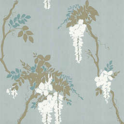 Обои 1838 Camellia 1703-109-03 Leonora Teal Обои 1838 Camellia 1703-109-03 Leonora Teal