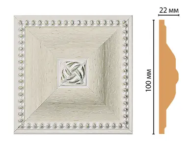 Фото Лепнина Decomaster Вставка цветная D209-15 - 1 Лепнина Decomaster Вставка цветная D209-15 - фото 1