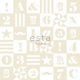 Обои Esta Home Everybody Bonjour 137-138727 Обои Esta Home Everybody Bonjour 137-138727