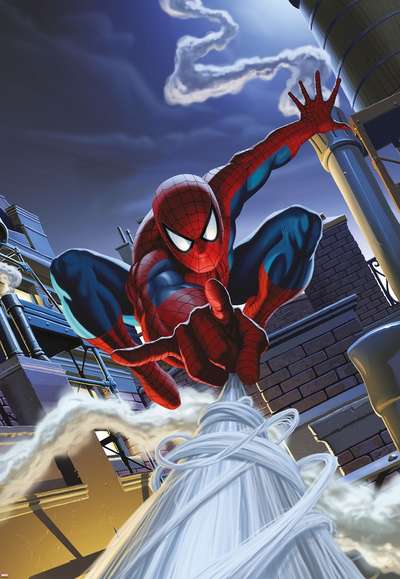 Фотообои Komar 127x184 1-424 Spider-Man Rooftop