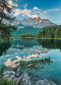 Фото Фотообои Komar 184x254 4-537 Mirror Lake - 1 Фотообои Komar 184x254 4-537 Mirror Lake - фото 1