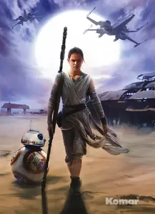Фото Фотообои Komar 184x254 4-448 STAR WARS Rey - 1 Фотообои Komar 184x254 4-448 STAR WARS Rey - фото 1