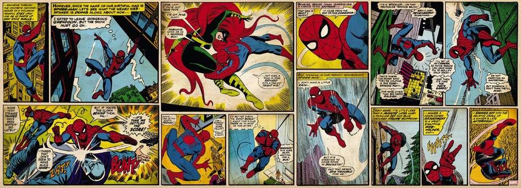 Фотообои Komar 202x73 1-435 Marvel Comic Spider-Man