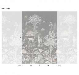 Обои Loymina British Style Forest Brit-1-011 Обои Loymina British Style Forest Brit-1-011