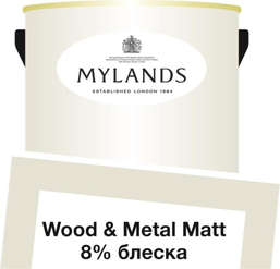 Краски Mylands Wood&Metal Paint Matt 1 л. №5 Holland Park Краски Mylands Wood&Metal Paint Matt 1 л. №5 Holland Park