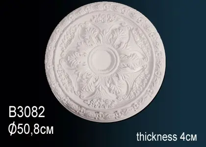 Фото Лепнина Перфект Розетка потолочная B3082 - 1 Лепнина Перфект Розетка потолочная B3082 - фото 1