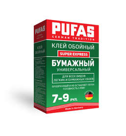 Обойный клей Pufas Бумажный универсальный Обойный клей Pufas Бумажный универсальный