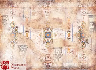 Фото Фреска Renaissance Fresco Графика/Карты 1082-A - 1 Фреска Renaissance Fresco Графика/Карты 1082-A - фото 1