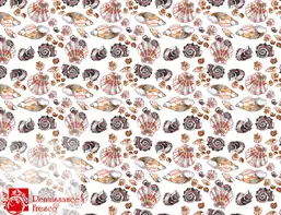 Renaissance Fresco h0019-A Renaissance Fresco h0019-A