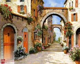 Renaissance Fresco Классический пейзаж 4636-A Renaissance Fresco Классический пейзаж 4636-A