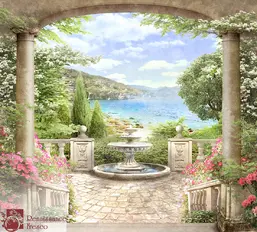 Renaissance Fresco Классический пейзаж 44210-A Renaissance Fresco Классический пейзаж 44210-A