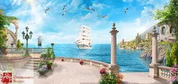 Renaissance Fresco Классический пейзаж 44437-A Renaissance Fresco Классический пейзаж 44437-A