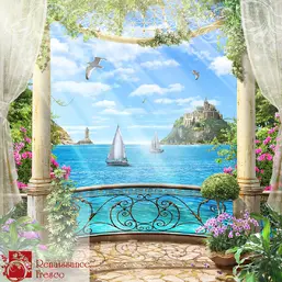 Renaissance Fresco Морской пейзаж 50051-A Renaissance Fresco Морской пейзаж 50051-A