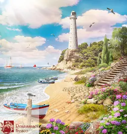 Renaissance Fresco Морской пейзаж 50060-A Renaissance Fresco Морской пейзаж 50060-A