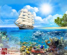 Renaissance Fresco Морской пейзаж 50067-A Renaissance Fresco Морской пейзаж 50067-A