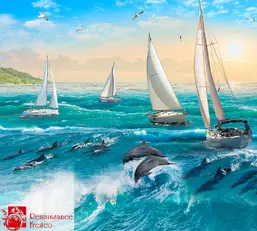 Renaissance Fresco Морской пейзаж 50081-A Renaissance Fresco Морской пейзаж 50081-A