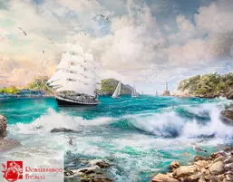 Renaissance Fresco Морской пейзаж 50082-A Renaissance Fresco Морской пейзаж 50082-A