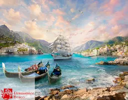 Renaissance Fresco Морской пейзаж 50083-A Renaissance Fresco Морской пейзаж 50083-A