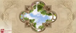 Renaissance Fresco Потолок 11123-A Renaissance Fresco Потолок 11123-A
