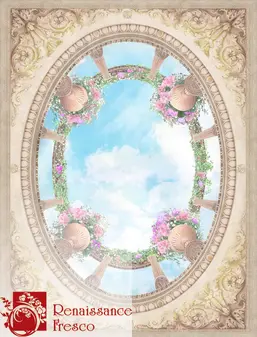 Renaissance Fresco Потолок 11163-A Renaissance Fresco Потолок 11163-A