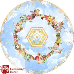Renaissance Fresco Потолок 11180-A Renaissance Fresco Потолок 11180-A
