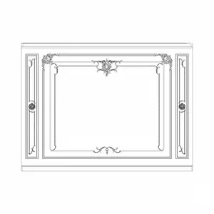 Фото Лепнина Rodecor Готовые решения Рококо 77202RC - 1 Лепнина Rodecor Готовые решения Рококо 77202RC - фото 1