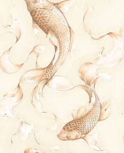 Обои Seabrook Koi AI40607 Обои Seabrook Koi AI40607