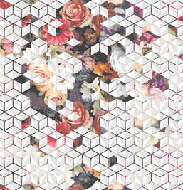 Обои Shinhan Wallcoverings Modern Sense 2017 88185-1 Cube Flower Обои Shinhan Wallcoverings Modern Sense 2017 88185-1 Cube Flower