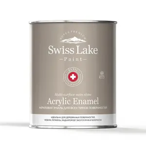 Фото Краски Swiss Lake Акриловая эмаль Acrylic Enamel 3 л. - 1 Краски Swiss Lake Акриловая эмаль Acrylic Enamel 3 л. - фото 1