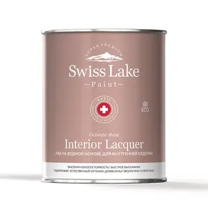 Фото Краски Swiss Lake Лак Interior Lacquer для внутренней отделки матовый 0,9 л. - 1 Краски Swiss Lake Лак Interior Lacquer для внутренней отделки матовый 0,9 л. - фото 1