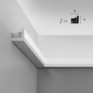 Фото Лепнина Orac Decor Карниз скрытого освещения C361 Stripe - 1 Лепнина Orac Decor Карниз скрытого освещения C361 Stripe - фото 1