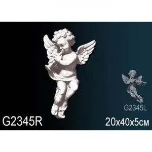 Фото Лепнина Перфект Декоративный элемент G2345R Ангелочек - 1 Лепнина Перфект Декоративный элемент G2345R Ангелочек - фото 1