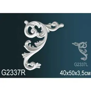 Фото Лепнина Перфект Фрагмент орнамента G2337R - 1 Лепнина Перфект Фрагмент орнамента G2337R - фото 1