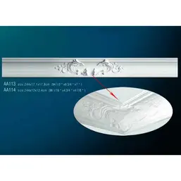Перфект Карниз потолочный с рисунком AA114 Перфект Карниз потолочный с рисунком AA114