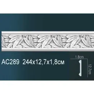 Фото Лепнина Перфект Молдинг с рисунком AC289 - 1 Лепнина Перфект Молдинг с рисунком AC289 - фото 1