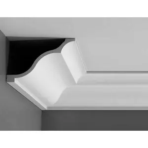 Фото Лепнина Orac Decor Плинтус потолочный без орнамента C337 - 1 Лепнина Orac Decor Плинтус потолочный без орнамента C337 - фото 1