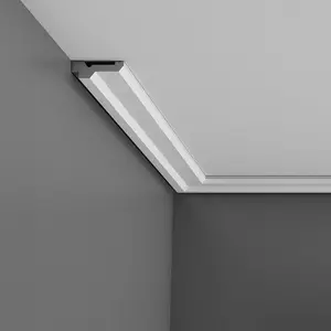 Фото Лепнина Orac Decor Плинтус потолочный без орнамента C360 - 1 Лепнина Orac Decor Плинтус потолочный без орнамента C360 - фото 1