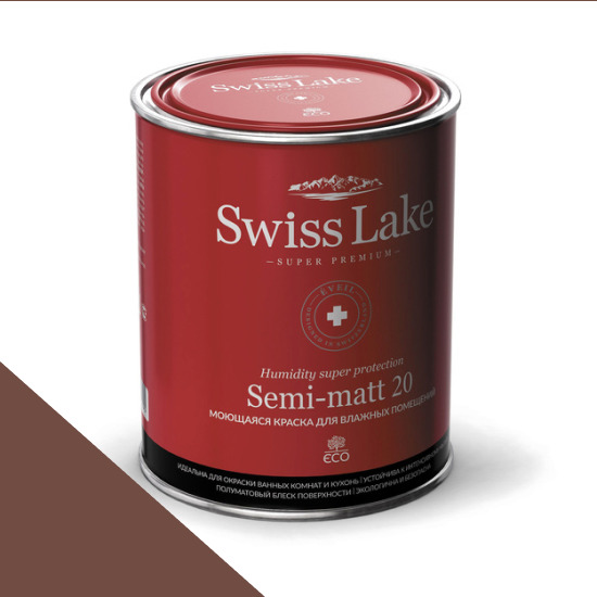  Swiss Lake  Semi-matt 20 9 . mahogany sl-0677 -  1