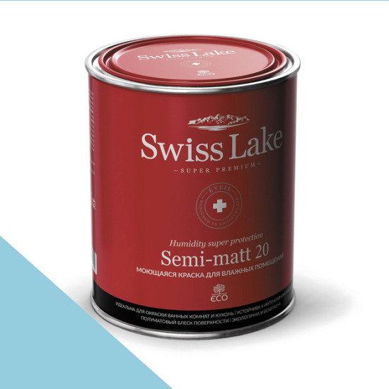  Swiss Lake  Semi-matt 20 9 . french blue sl-2115 -  1