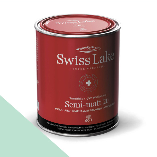  Swiss Lake  Semi-matt 20 9 . refreshing teal sl-2343 -  1
