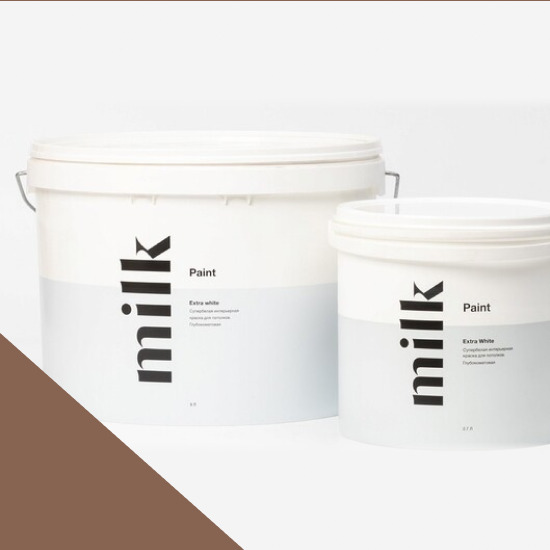  MILK Paint  Extra White   9 . NC22-0390 Milk Chocolate -  1