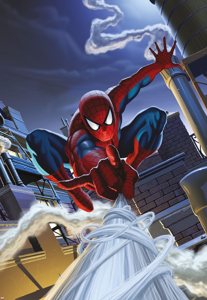  Komar 127x184 1-424 Spider-Man Rooftop -  1
