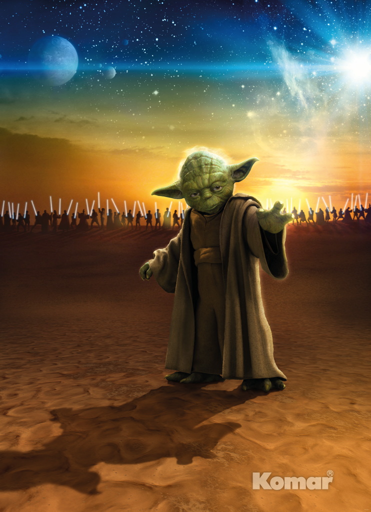 Фотообои Komar 184x254 4-442 STAR WARS Master Yoda - фото 1