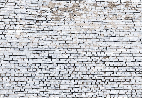  Komar 368x254 8-881 White Brick -  1