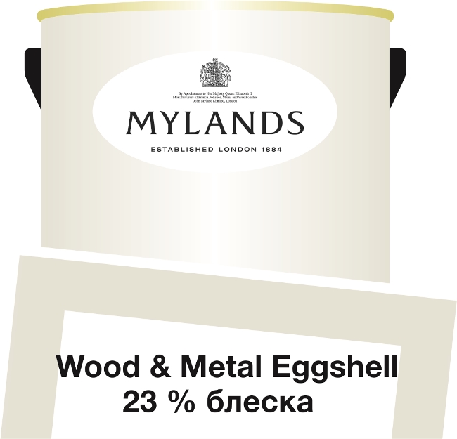  Mylands  Wood&Metal Paint Eggshell 1 . 5 Holland Park -  1