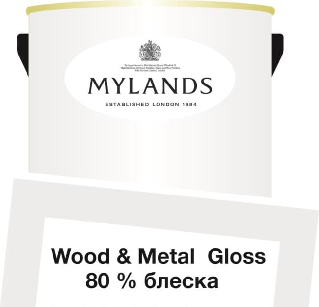  Mylands  Wood&Metal Paint Gloss 5 . 7 Holbein Chamber -  1
